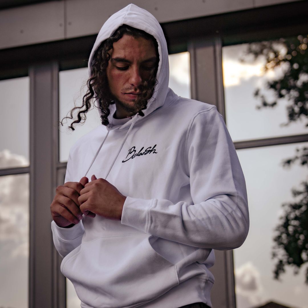 NY ART Hoodie Hvid