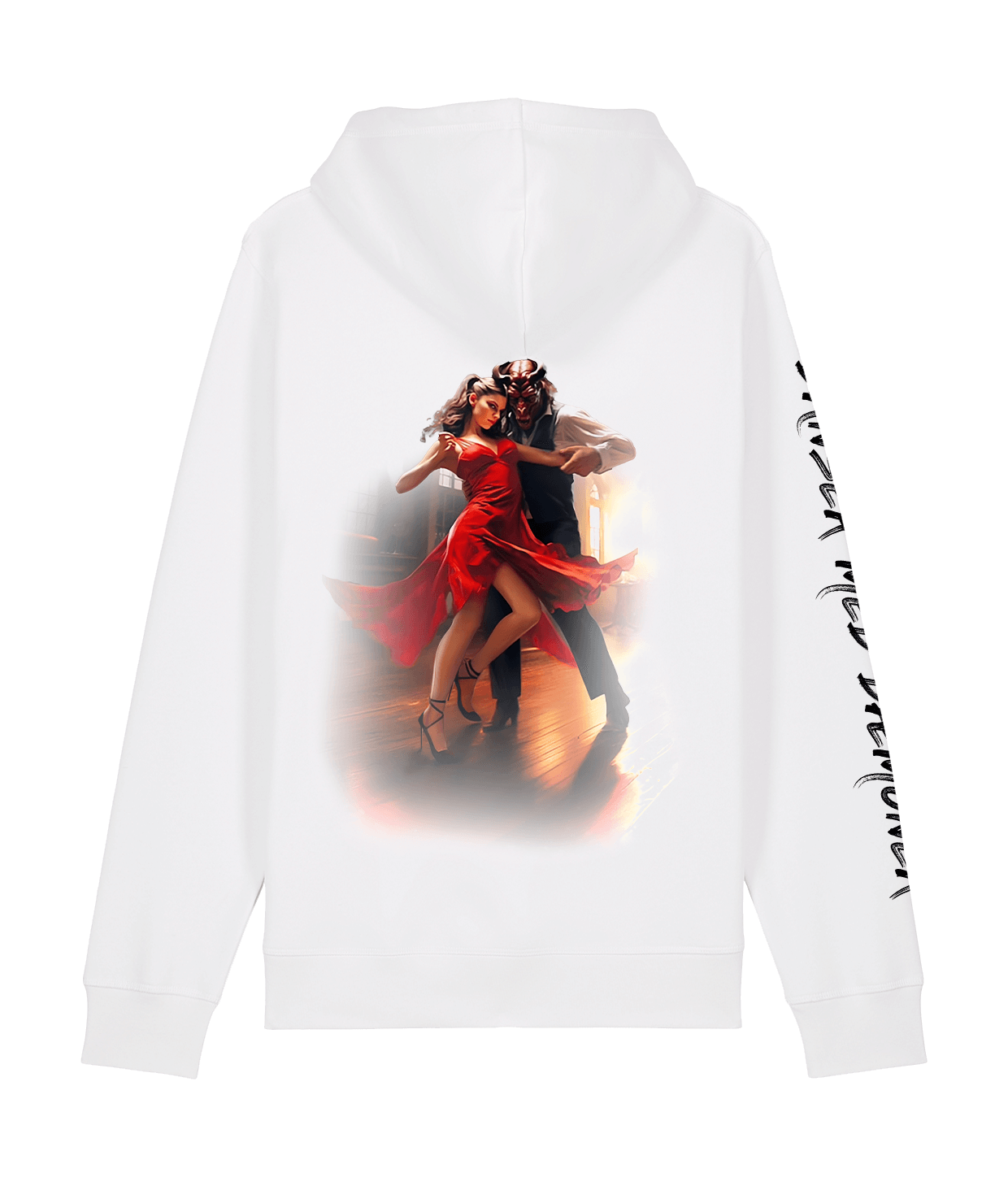 Danser med Dæmoner Hoodie Hvid